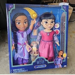 Disney Wish Asha & Dahlia 6 inch Petite Doll Gift Set